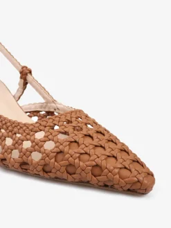 AŻUROWE SZPILKI NA NISKIM OBCASIE HEGO'S Milano