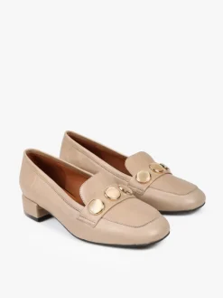 BEŻOWE MOKASYNY HEGO'S Milano