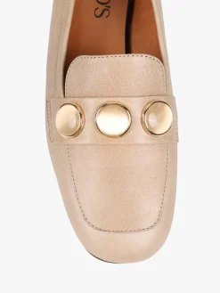 BEŻOWE MOKASYNY HEGO'S Milano