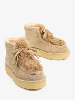 BEŻOWE NA PLATFORMIE ŚNIEGOWCE NANKU