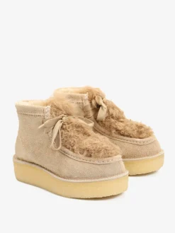 BEŻOWE NA PLATFORMIE ŚNIEGOWCE NANKU