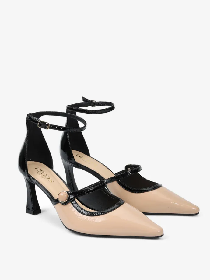 BEŻOWE SZPILKI HEGO'S Milano