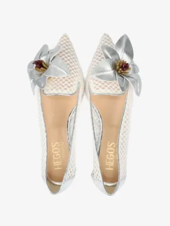 BIAŁE BALERINY HEGO'S Milano