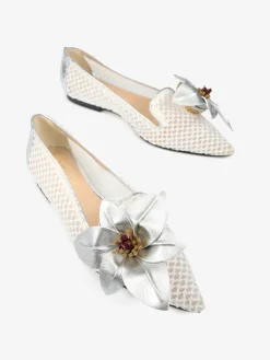 BIAŁE BALERINY HEGO'S Milano