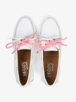 BIAŁE MOKASYNY Z RZEMYKIEM HEGO'S Milano