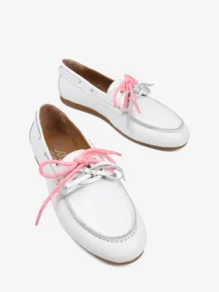 BIAŁE MOKASYNY Z RZEMYKIEM HEGO'S Milano