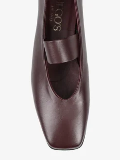 BORDOWE BALERINY MARY JANE HEGO'S Milano