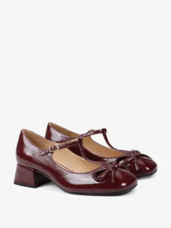 BORDOWE CZÓŁENKA MARY JANE HEGO'S Milano