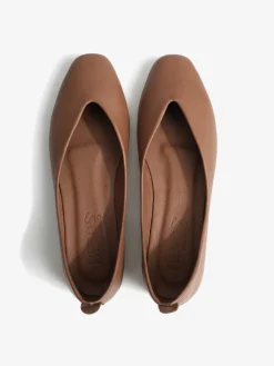 BRĄZOWE BALERINY HEGO'S Milano