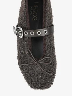 BRĄZOWE BALERINY HEGO'S MILANO