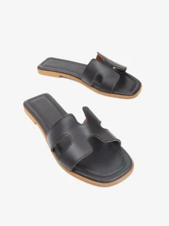 BRĄZOWE KLAPKI HEGO'S Milano