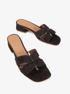 BRĄZOWE KLAPKI HEGO'S Milano