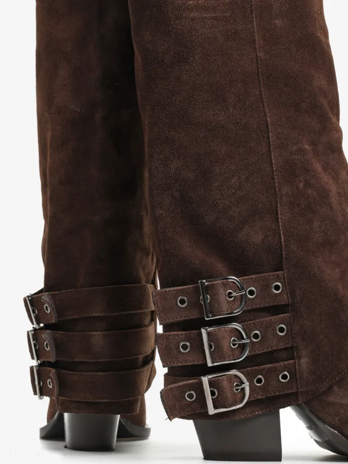 BRĄZOWE KOWBOJKI HEGO'S MILANO