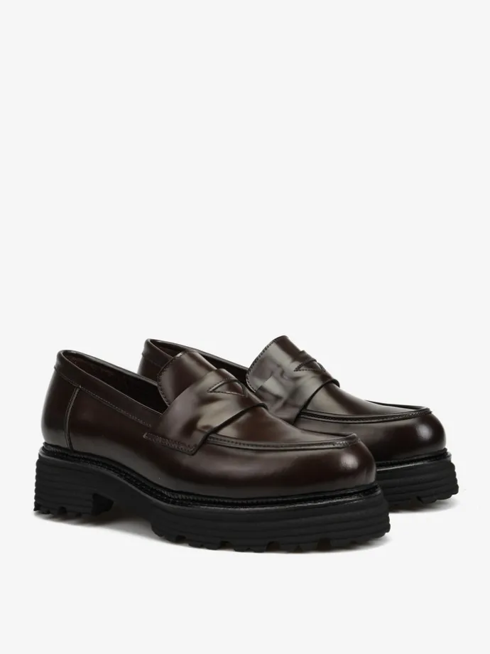 BRĄZOWE MOKASYNY HEGO'S MILANO