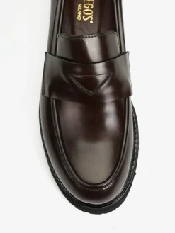 BRĄZOWE MOKASYNY HEGO'S MILANO