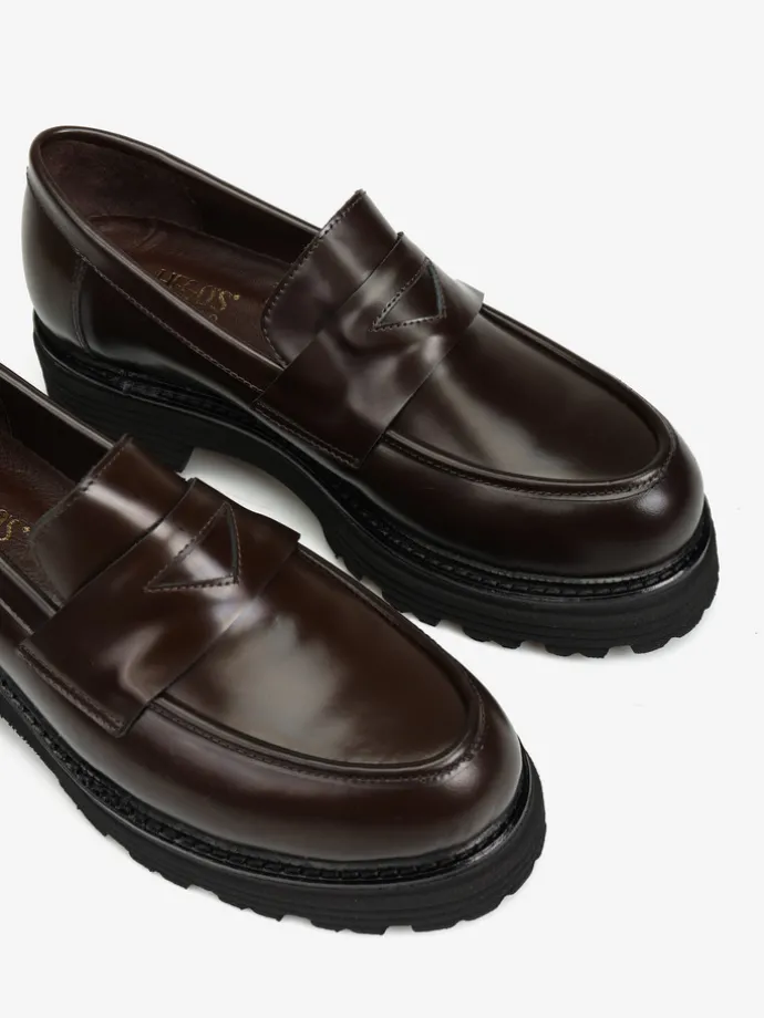 BRĄZOWE MOKASYNY HEGO'S MILANO