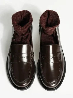 BRĄZOWE MOKASYNY HEGO'S Milano