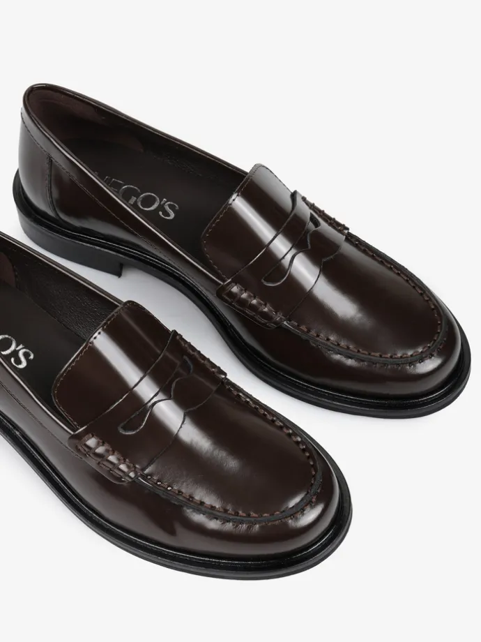 BRĄZOWE MOKASYNY HEGO'S Milano