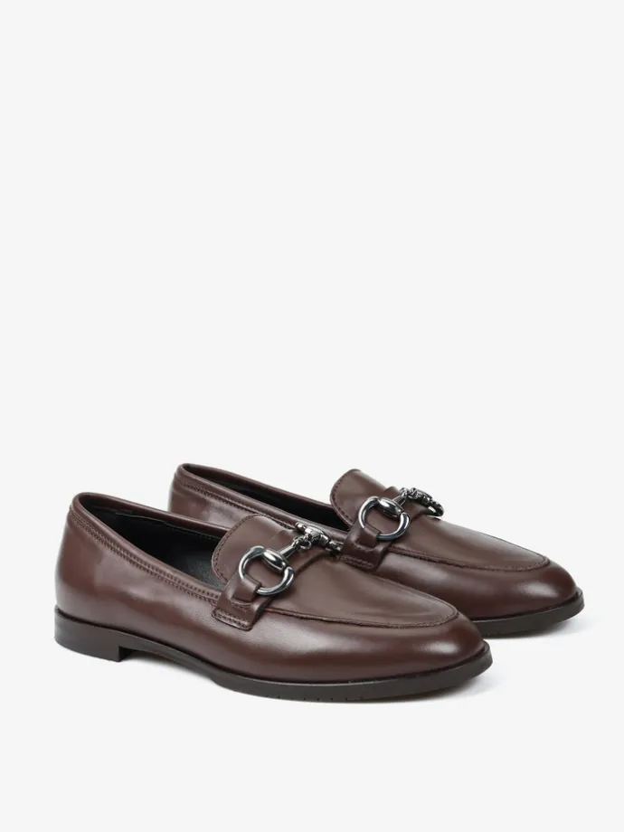 BRĄZOWE MOKASYNY HEGO'S Milano