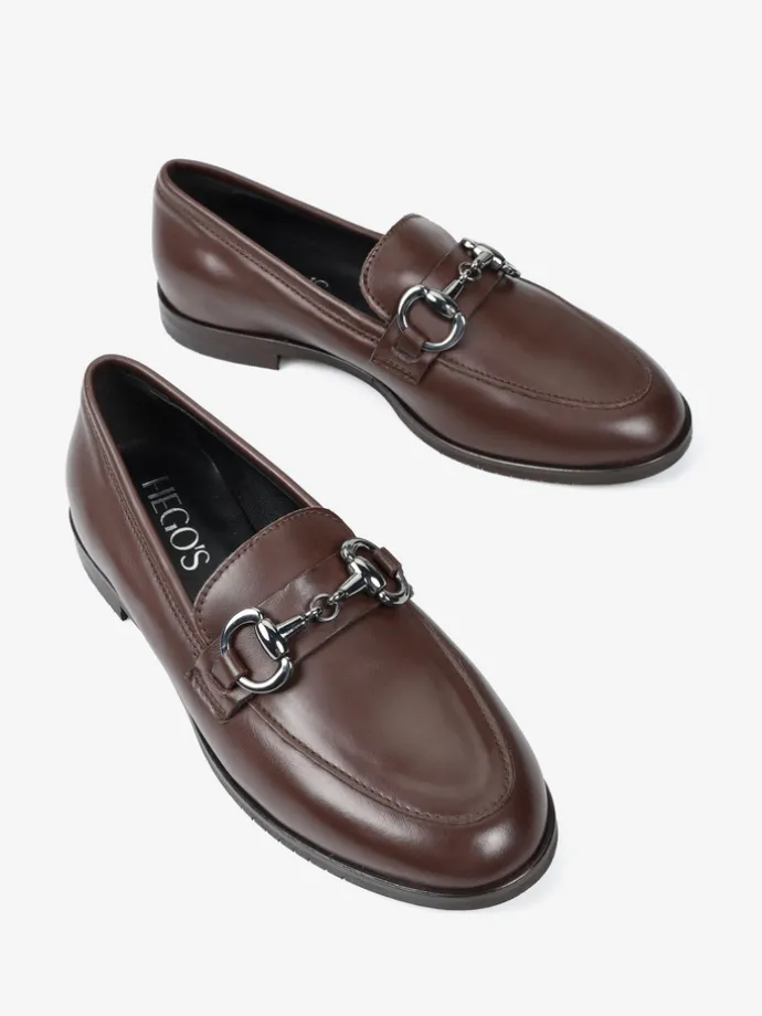 BRĄZOWE MOKASYNY HEGO'S Milano