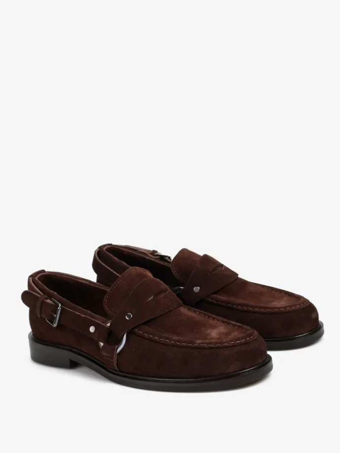 BRĄZOWE MOKASYNY HEGO'S MILANO