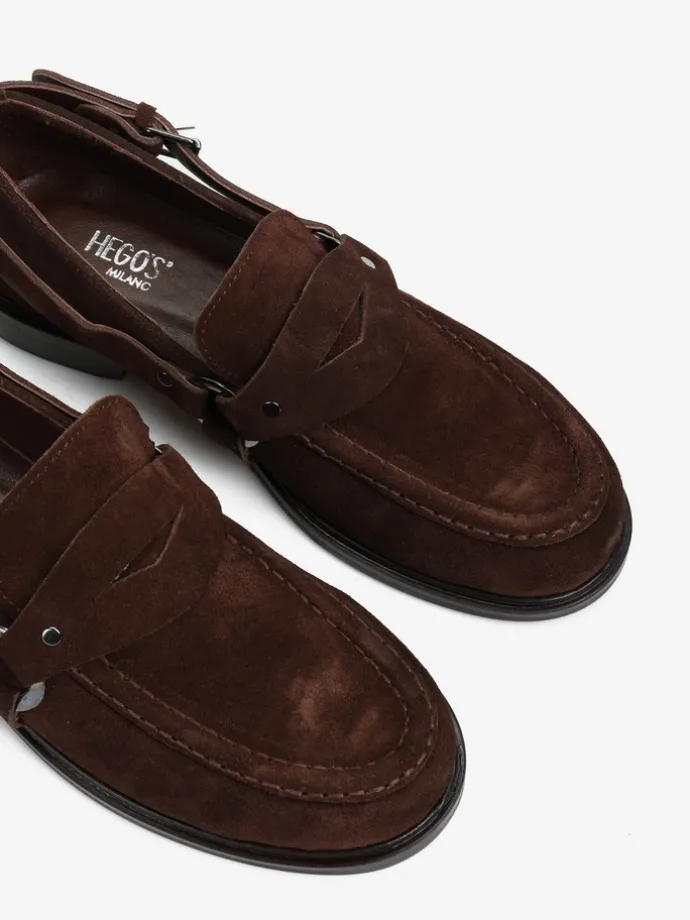 BRĄZOWE MOKASYNY HEGO'S MILANO