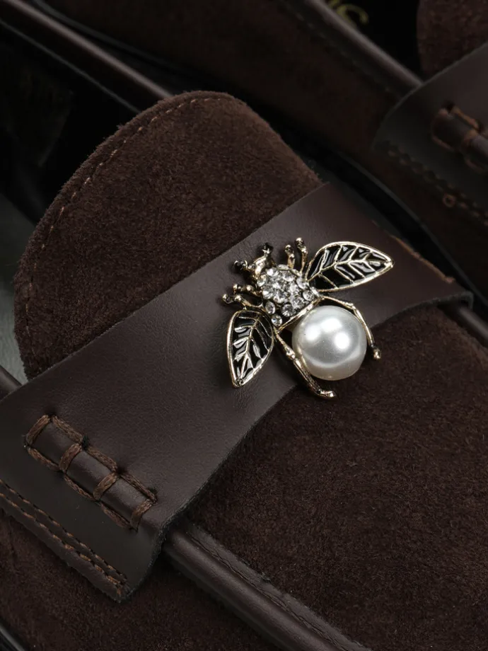 BRĄZOWE MOKASYNY HEGO'S MILANO