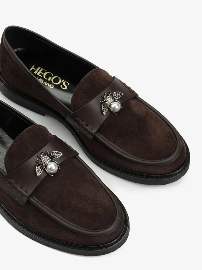 BRĄZOWE MOKASYNY HEGO'S MILANO