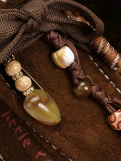 BRĄZOWE ŚNIEGOWCE NA PLATFORMIE NANKU