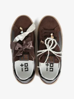 BRĄZOWE SNEAKERSY GIO+