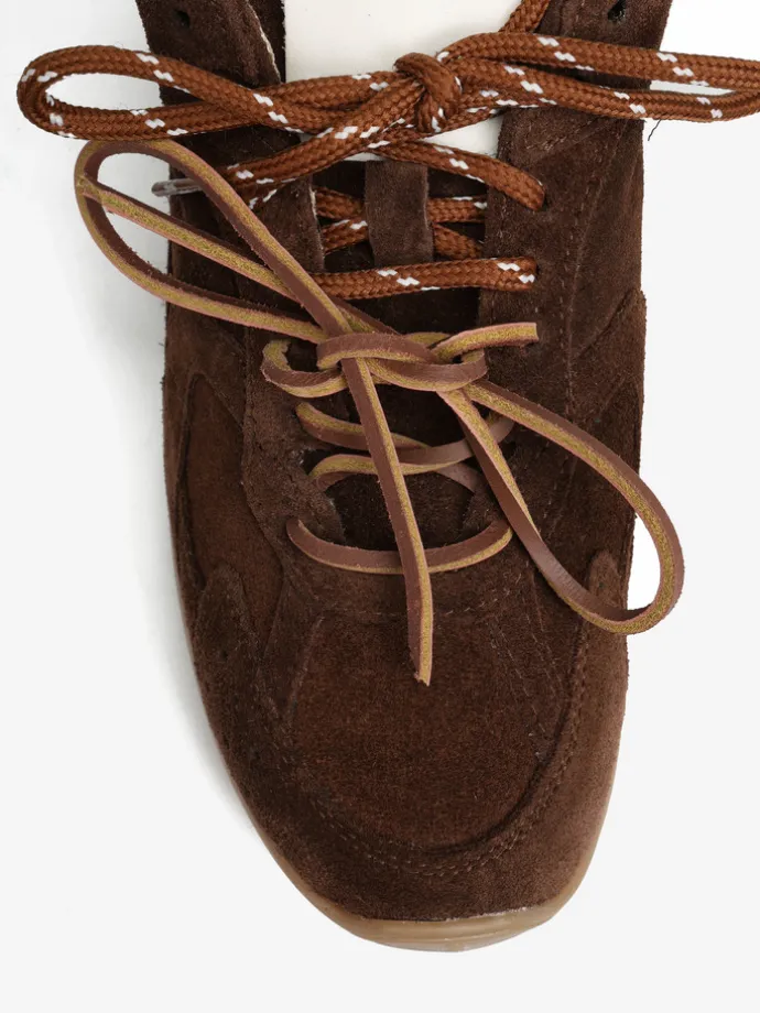 BRĄZOWE SNEAKERSY HEGO'S MILANO