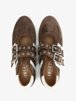 BRĄZOWE SNEAKERSY HEGO'S Milano