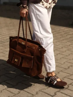 BRĄZOWE SNEAKERSY HEGO'S Milano