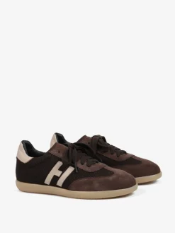 BRĄZOWE SNEAKERSY HEGO'S MILANO