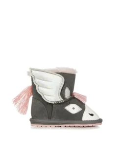 Buty dziecięce Emu Australia Pegasus Walker Charcoal