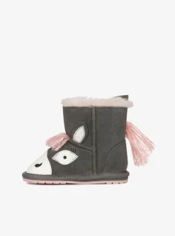Buty dziecięce Emu Australia Pegasus Walker Charcoal