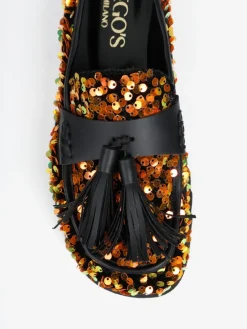 CEKINOWE MOKASYNY HEGO'S MILANO