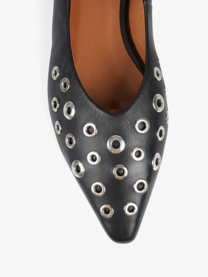 CZARNE BALERINY HEGO'S Milano