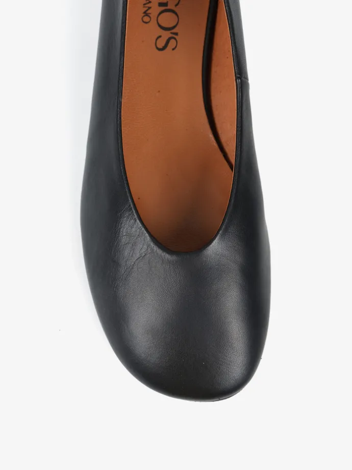 CZARNE BALERINY HEGO'S Milano