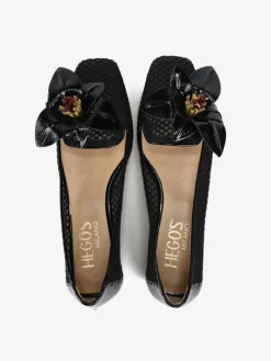 CZARNE BALERINY HEGO'S Milano