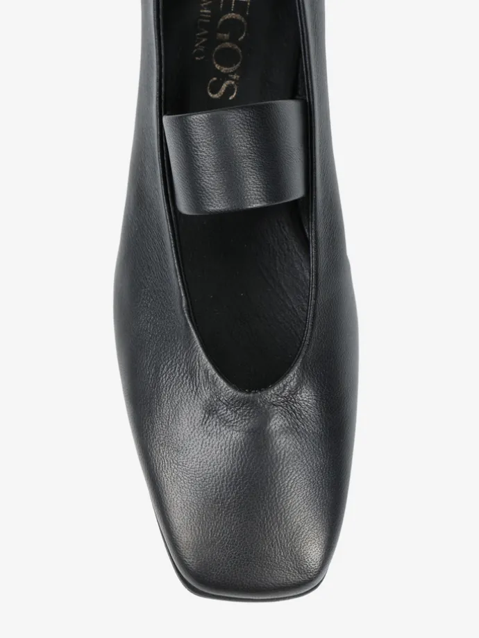 CZARNE BALERINY HEGO'S MILANO