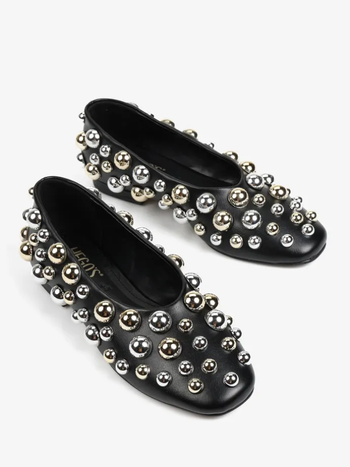 CZARNE BALERINY HEGO'S MILANO