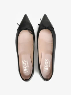 CZARNE BALERINY HEGO'S Milano