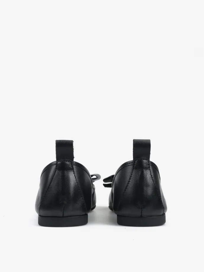 CZARNE BALERINY SKÓRZANE HEGO'S