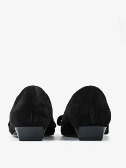 CZARNE BALERINY Z OZDOBĄ RAS