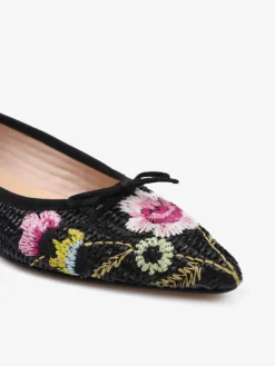 CZARNE BALERINY Z RAFII HEGO'S Milano