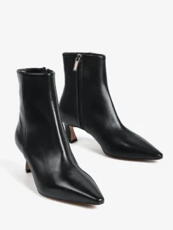 CZARNE BOTKI NA NISKIM OBCASIE HEGO'S MILANO