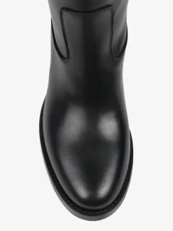 CZARNE BOTKI Z UKRYTĄ KOTURNĄ HEGO'S MILANO