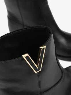 CZARNE BOTKI Z UKRYTĄ KOTURNĄ HEGO'S MILANO