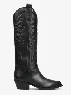 CZARNE KOWBOJKI HEGO'S MILANO